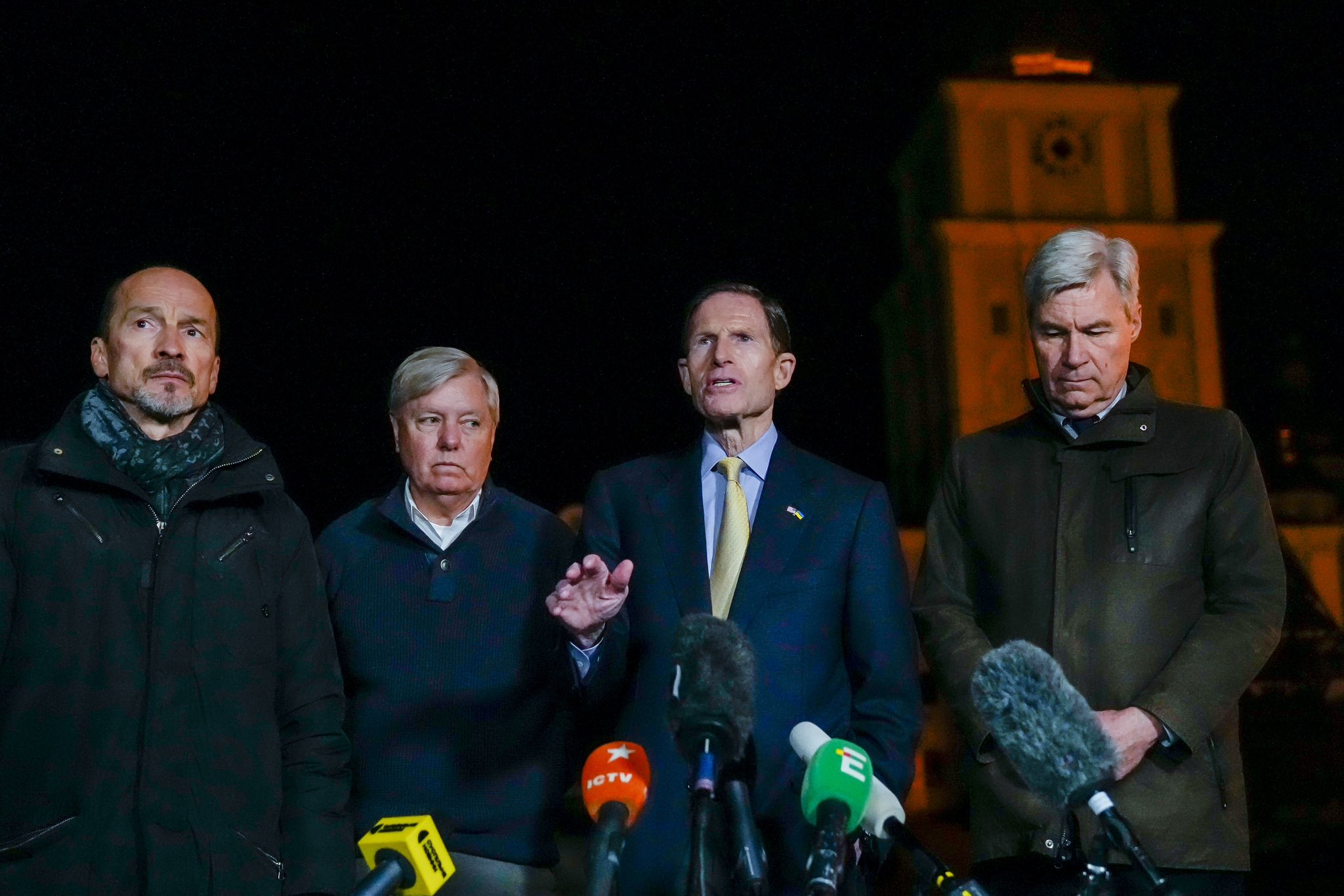U.S. Senator Richard Blumenthal (D-CT) visited Ukraine with U.S. Senators Lindsey Graham (R-SC) and Sheldon Whitehouse (D-RI) and met with President Volodymyr Zelenskyy and Ukrainian military officials: